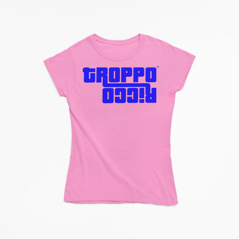 Tropporicco Women's T-Shirt Pink/Blue