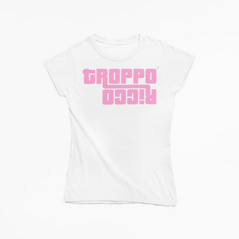 Tropporicco Women's T-Shirt White/Pink