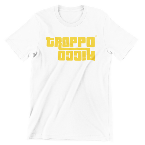 Tropporicco Men's T-Shirt White/Gold