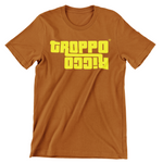 Tropporicco Men's T-Shirt Brown/Yellow