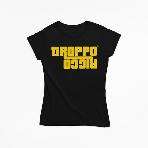 Tropporicco Women's T-Shirt Black/Gold